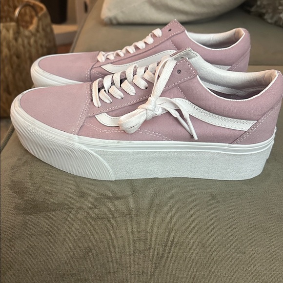 Vans Lilac Old Skool Stackform Sneakers Size 8 NWOT - Picture 3 of 5